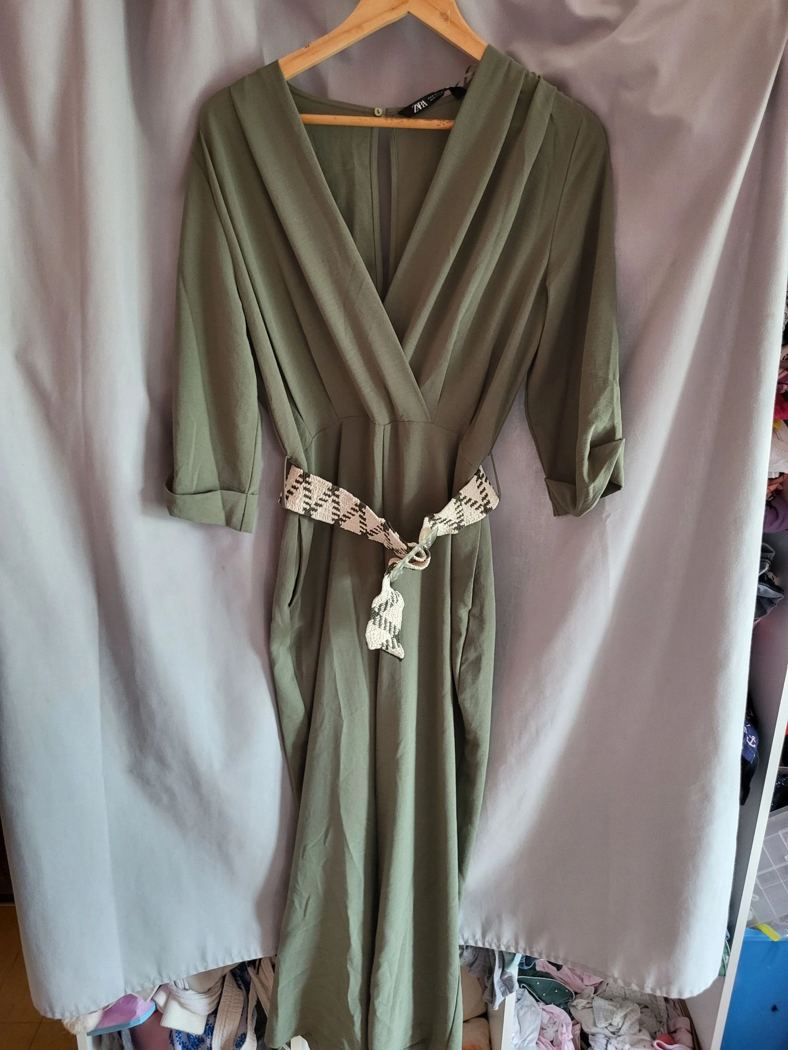 Combinaison vert zara